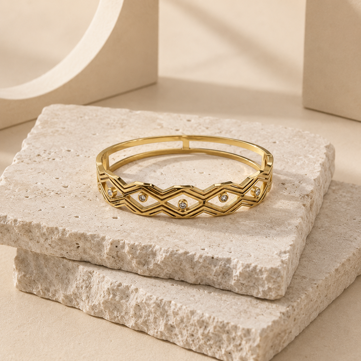 forME by MINOUS Celeste Geo Cuff Bracelet
