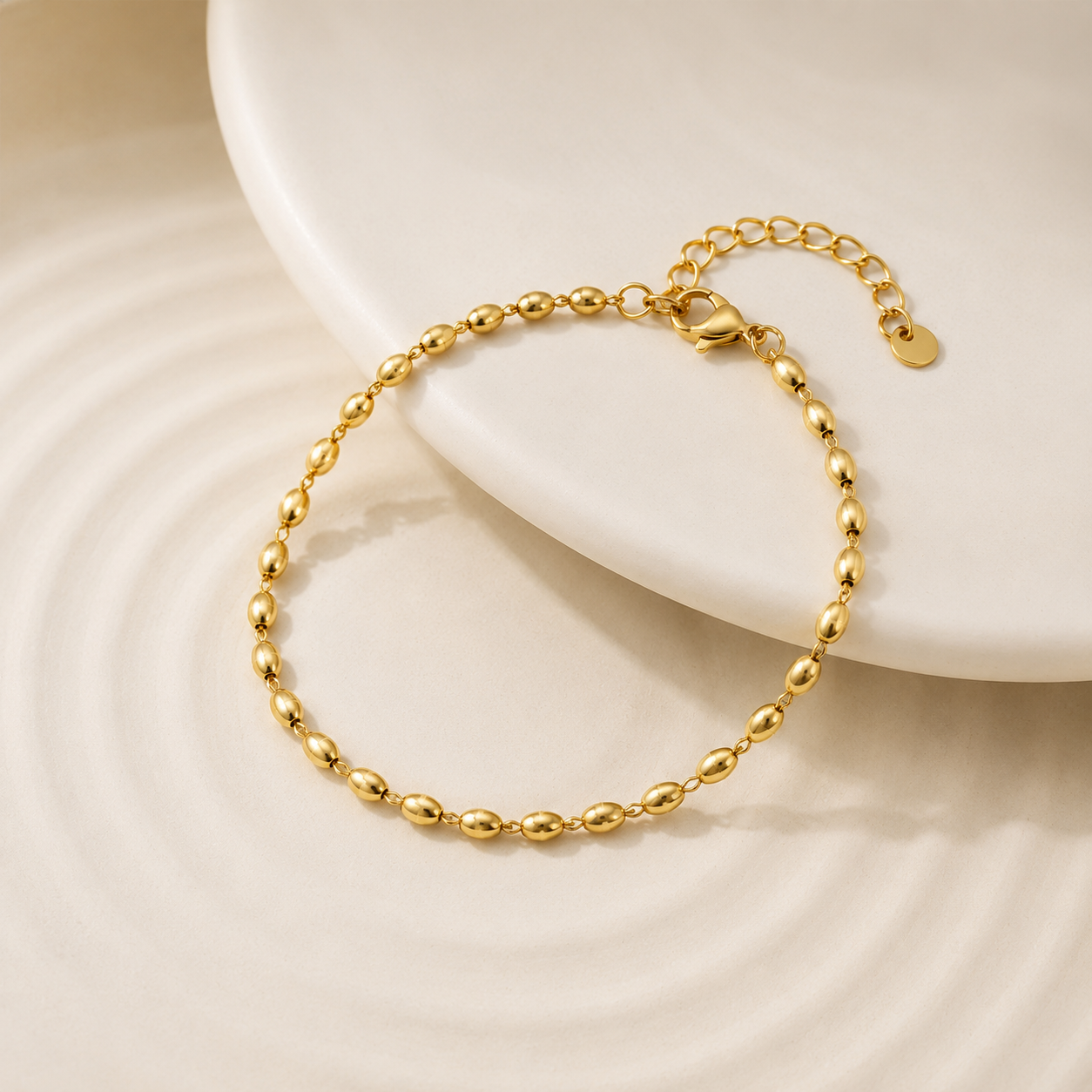 Demi Fine Oval Bead Bracelet