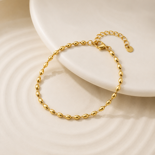 Demi Fine Oval Bead Bracelet