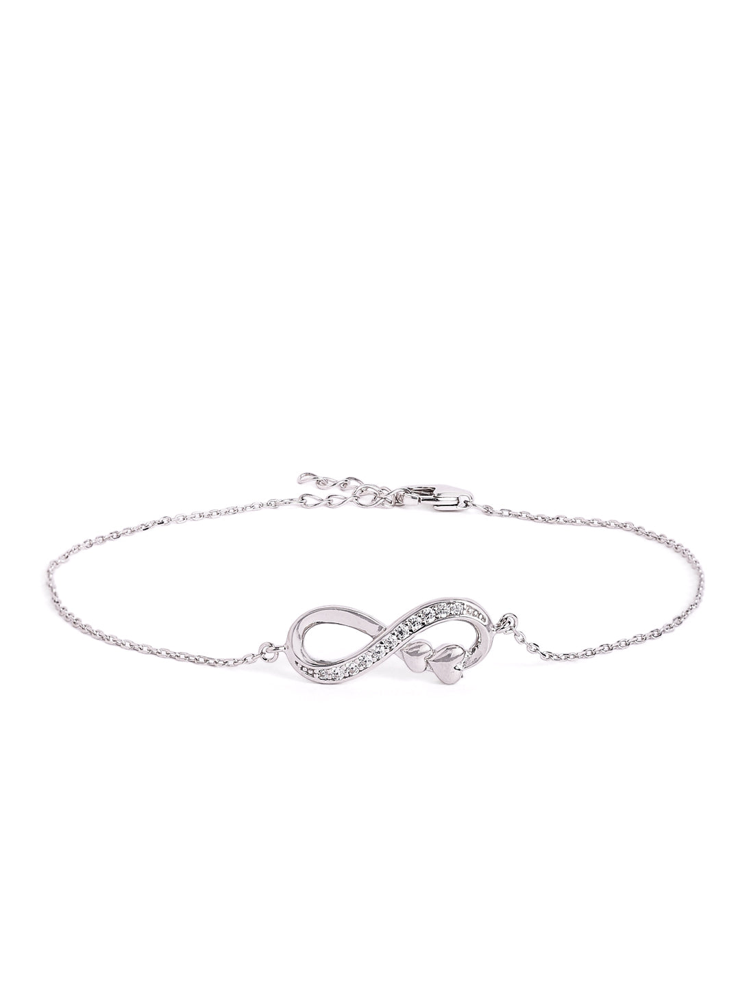 925 sterling silver infinity bracelet