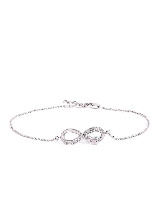 925 sterling silver infinity bracelet