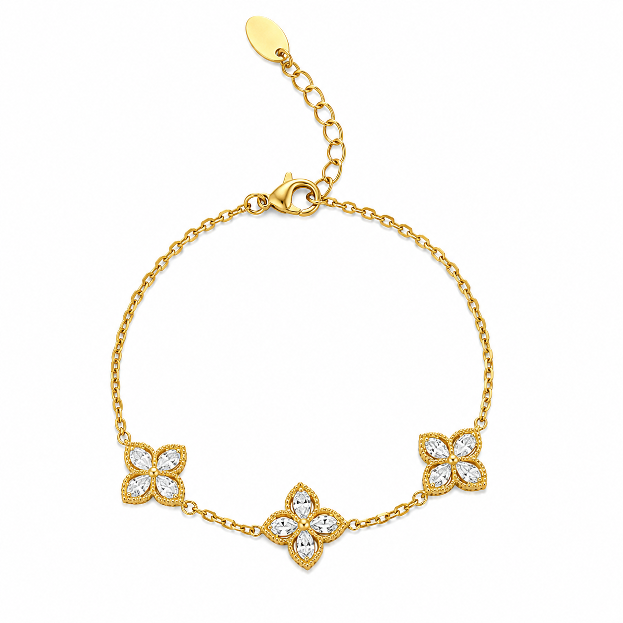 Demi Fine Crystal Blossom Bracelet