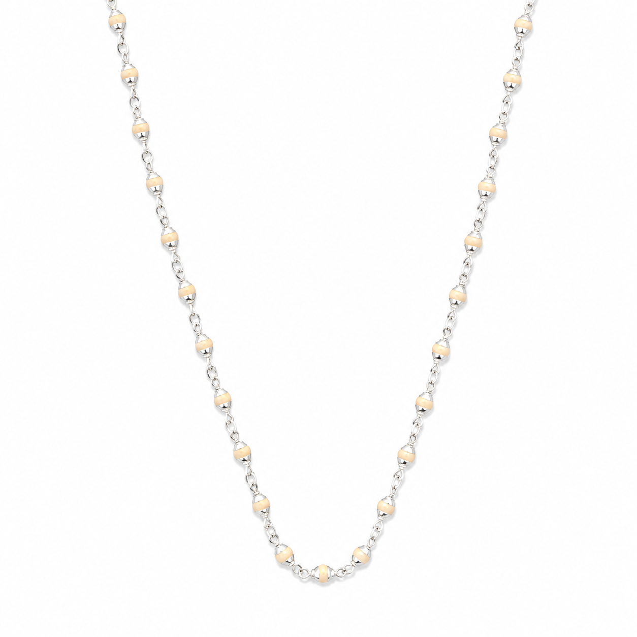 Silver Spiritual Tulsi Mala