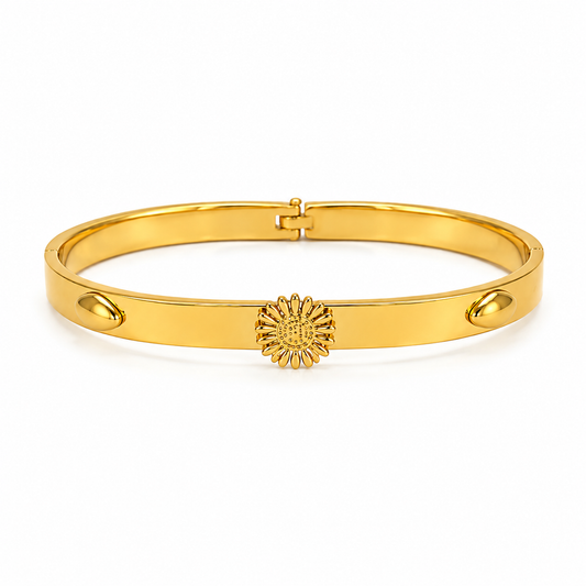 Demi Fine Floral Cuff Bracelet