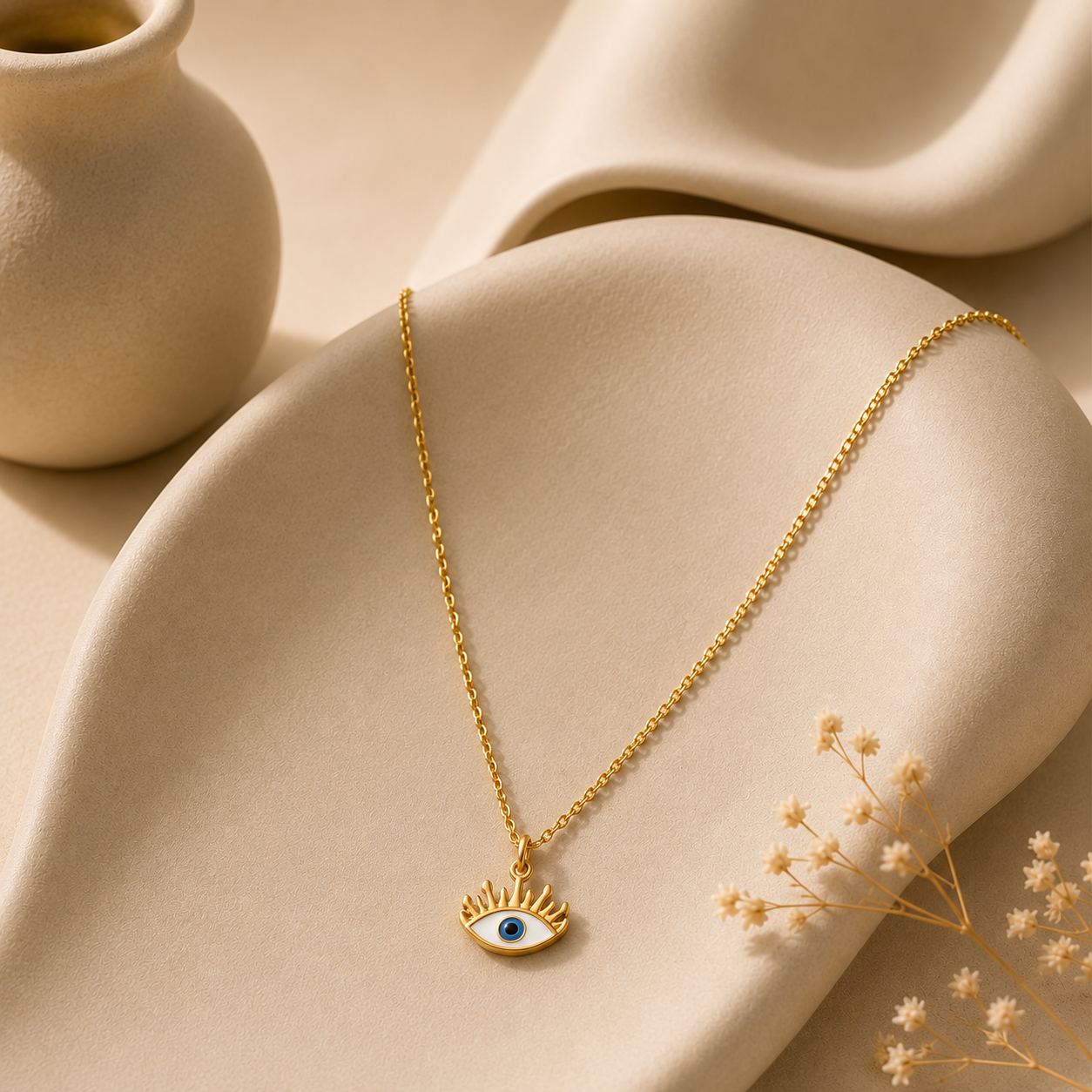 Demi Fine Evil Eye Protection Necklace