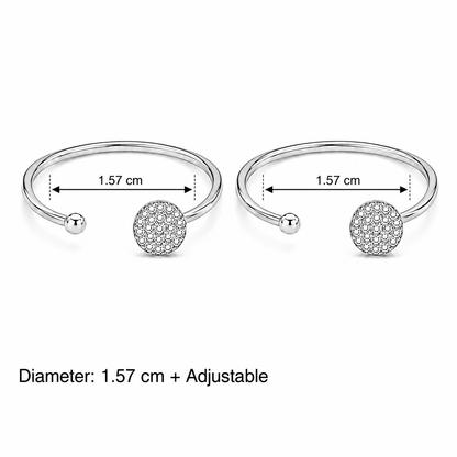 Sparkling Circle Toe Ring