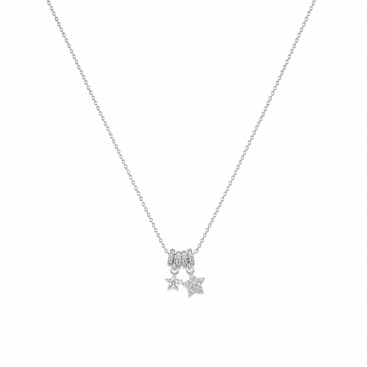 Silver Star Charm Necklace