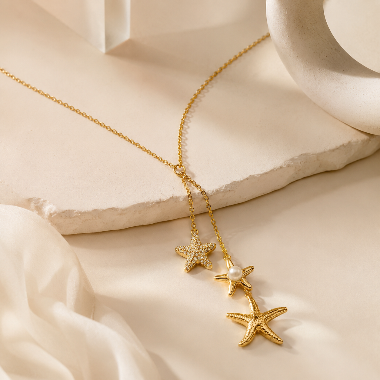 Demi Fine Ocean Star Charm Necklace