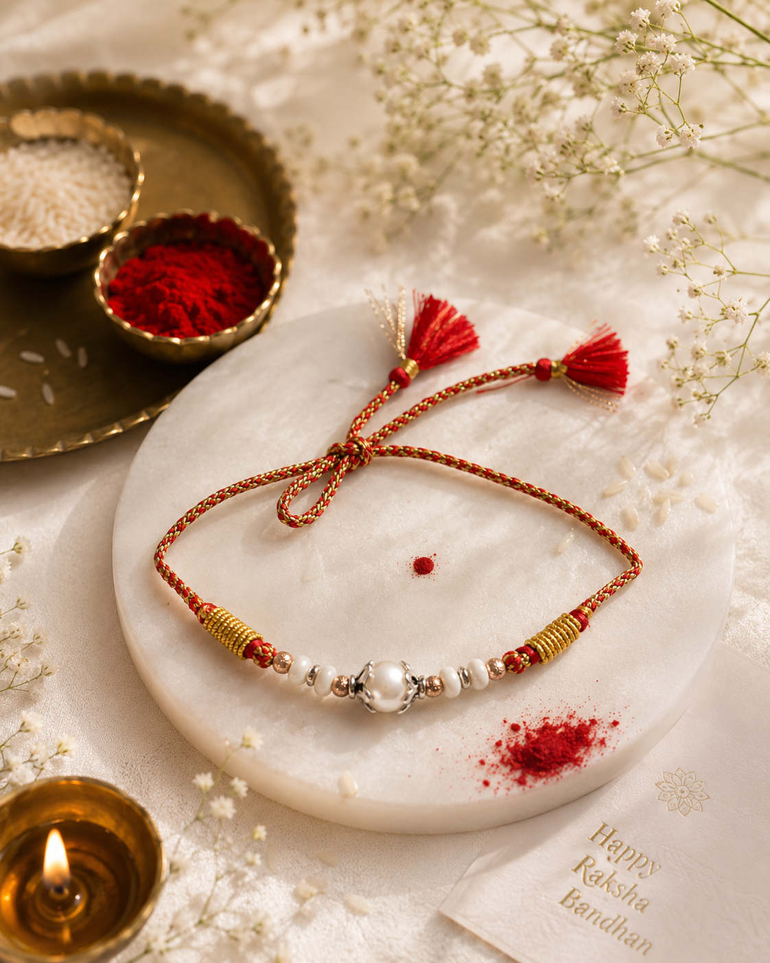 Royal Pearl Rakhi