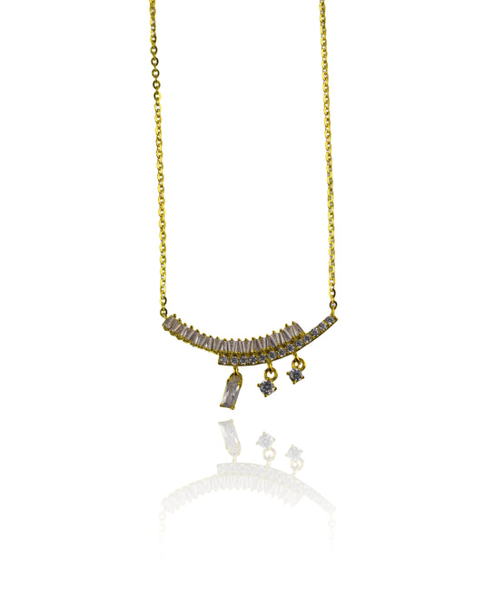 Zerina Crystal Drop Necklace