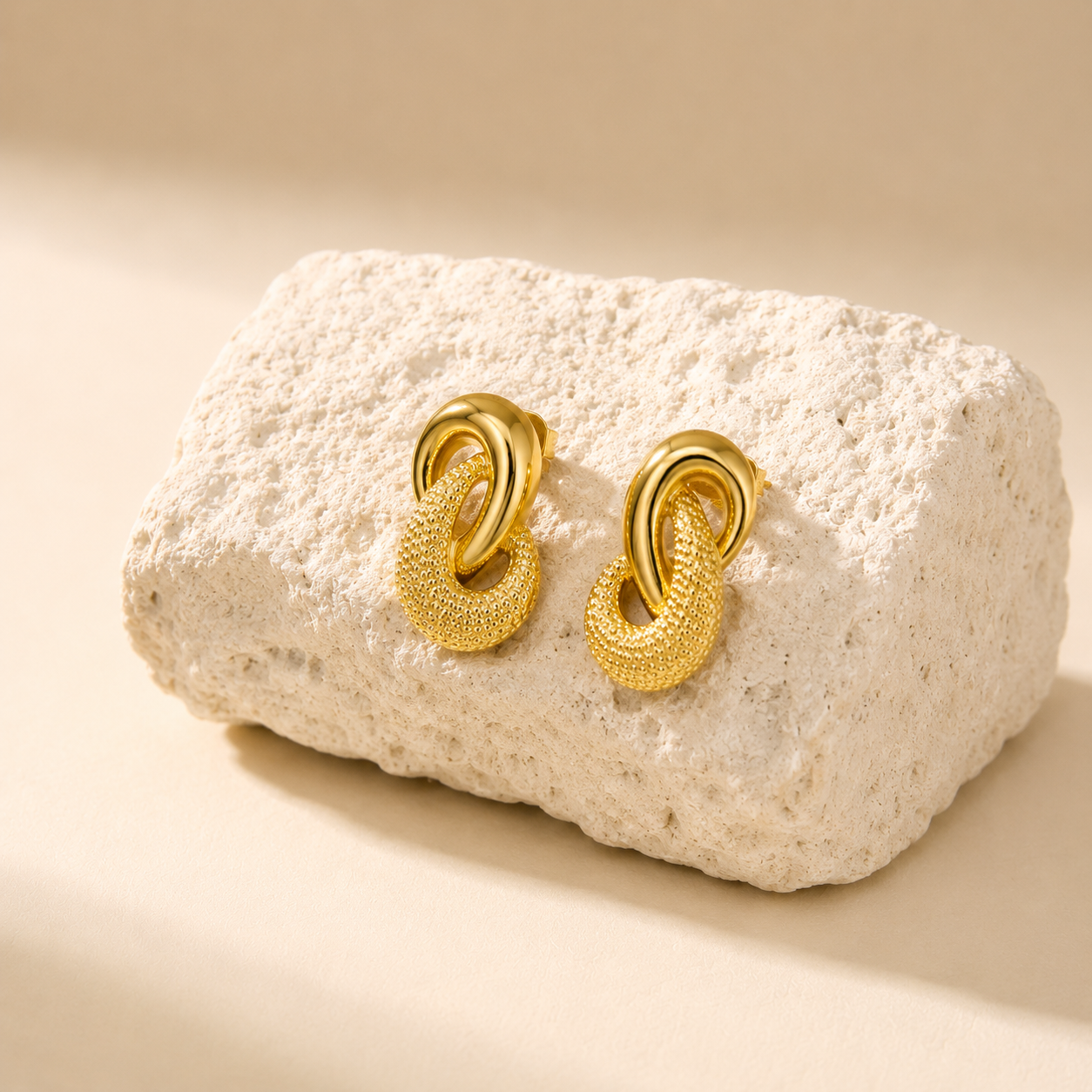 Demi Fine Aurelia Interlocked Knot Earrings