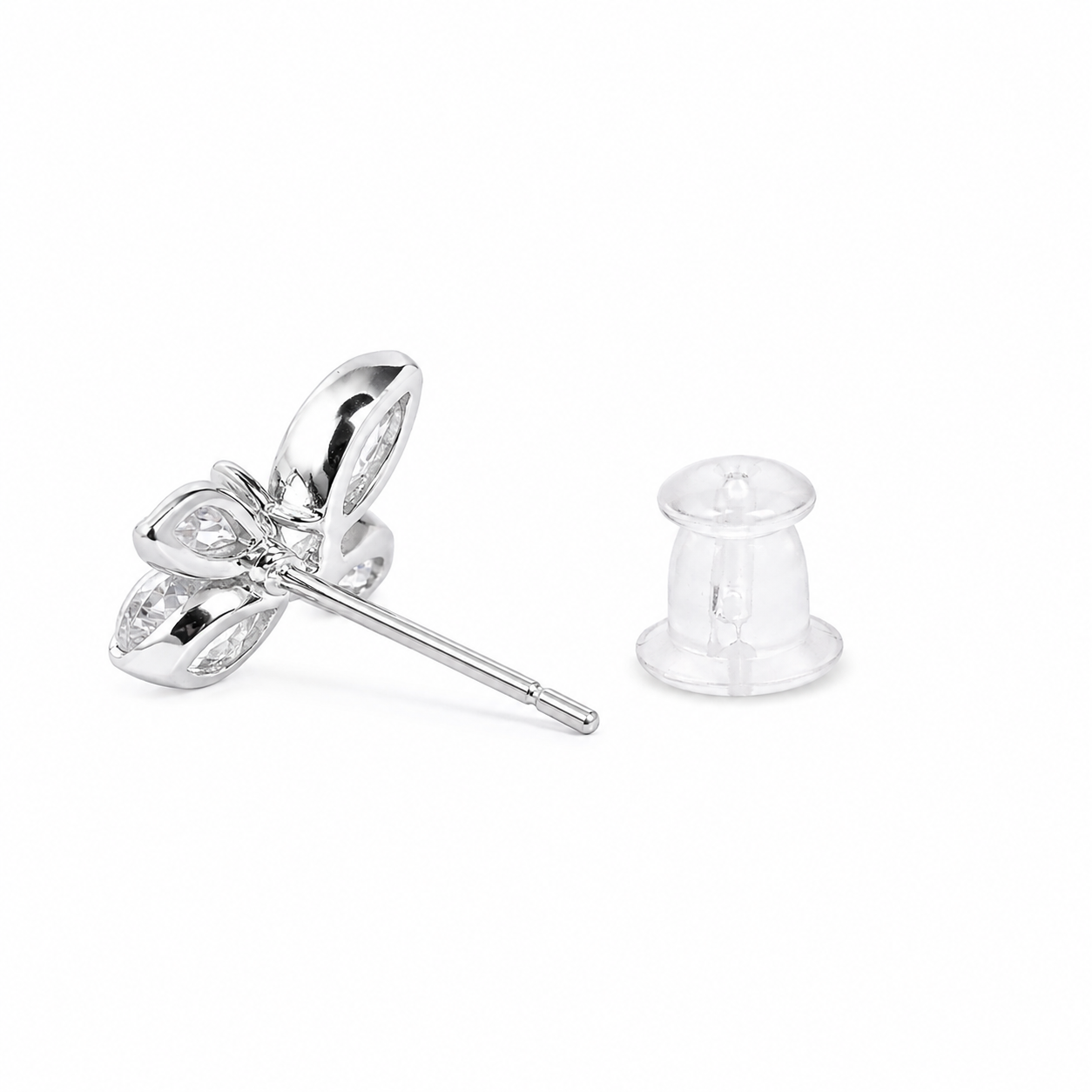 Silver Dreamy Wings Earrings