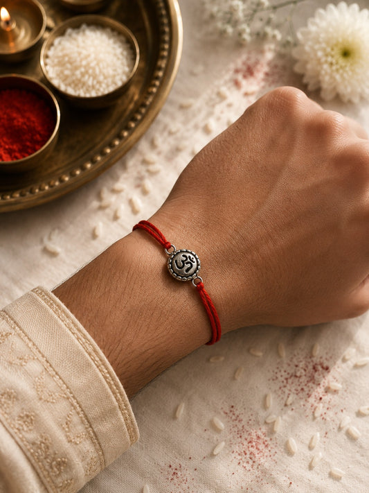 Spiritual Om Charm Rakhi
