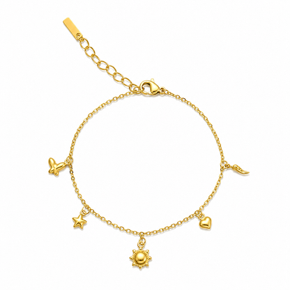 Sun & Stars Charm Bracelet