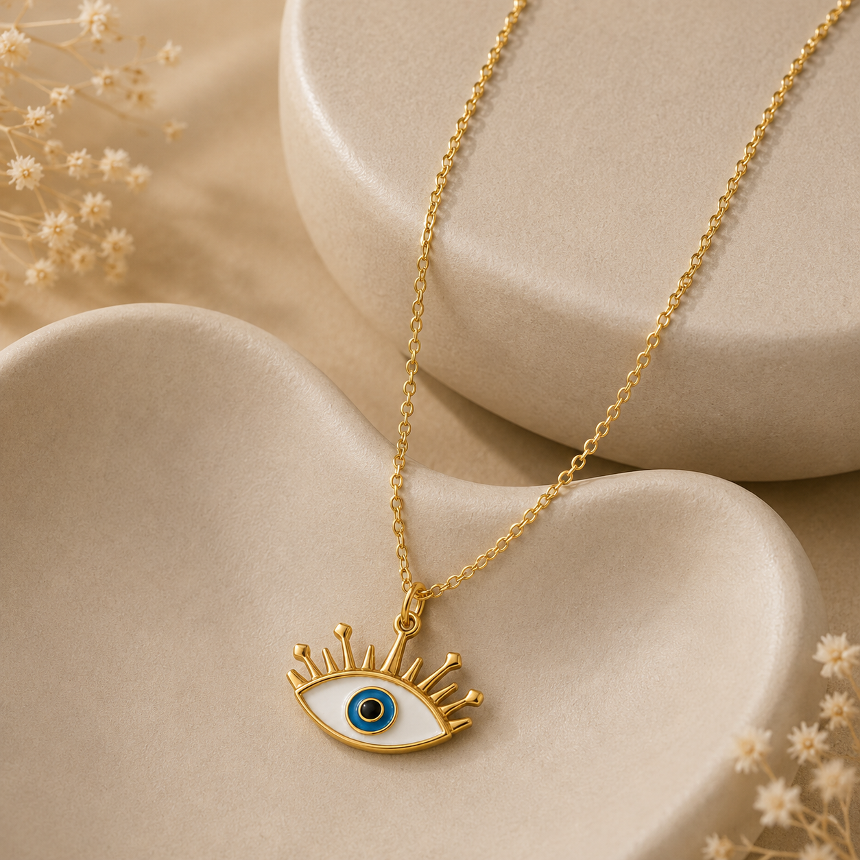 Demi Fine Evil Eye Pendant Necklace