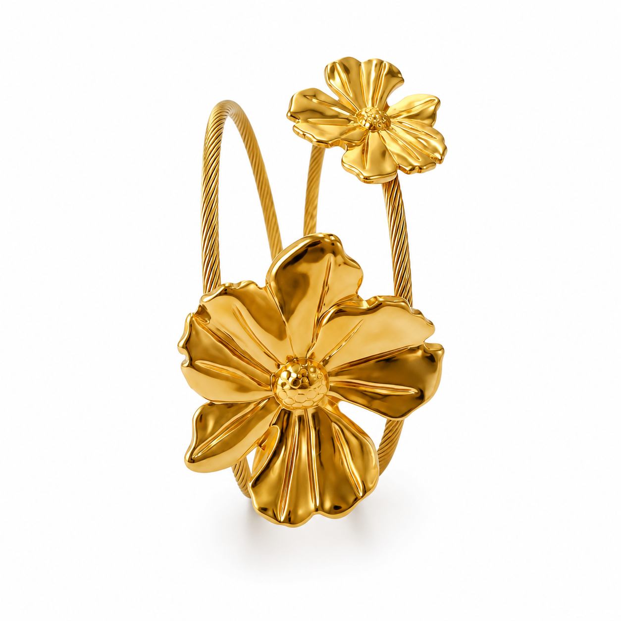 forME by MINOUS Aurelia Double Bloom Cuff Bracelet