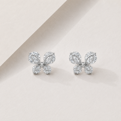 Butterfly Sparkle Stud Earrings