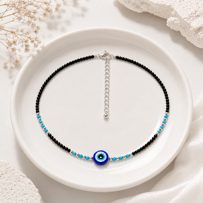 Evil Eye Beaded Anklet