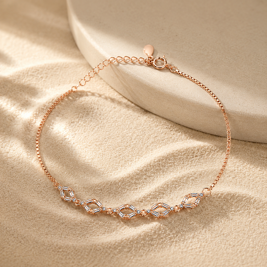 Rose Luxe Crystal Bracelet