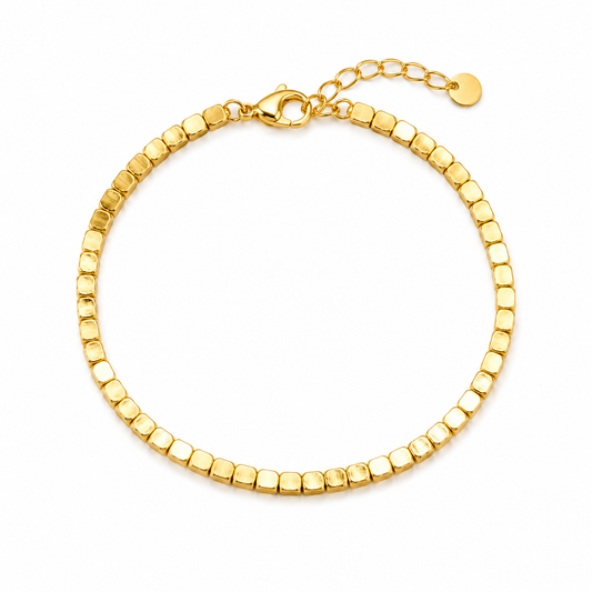 Demi Fine Geometric Bead Bracelet