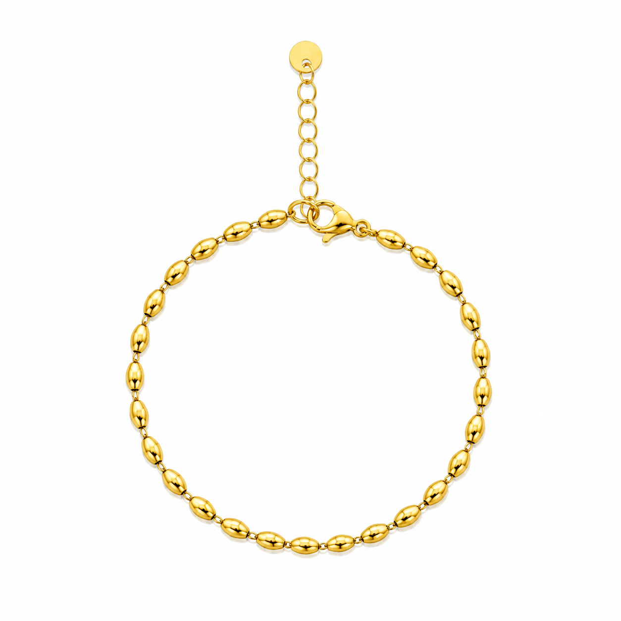 Demi Fine Oval Bead Bracelet