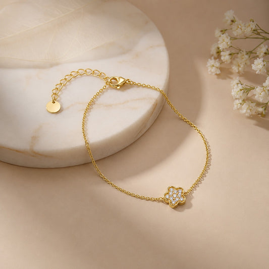 Demi Fine Floral Elegance Bracelet