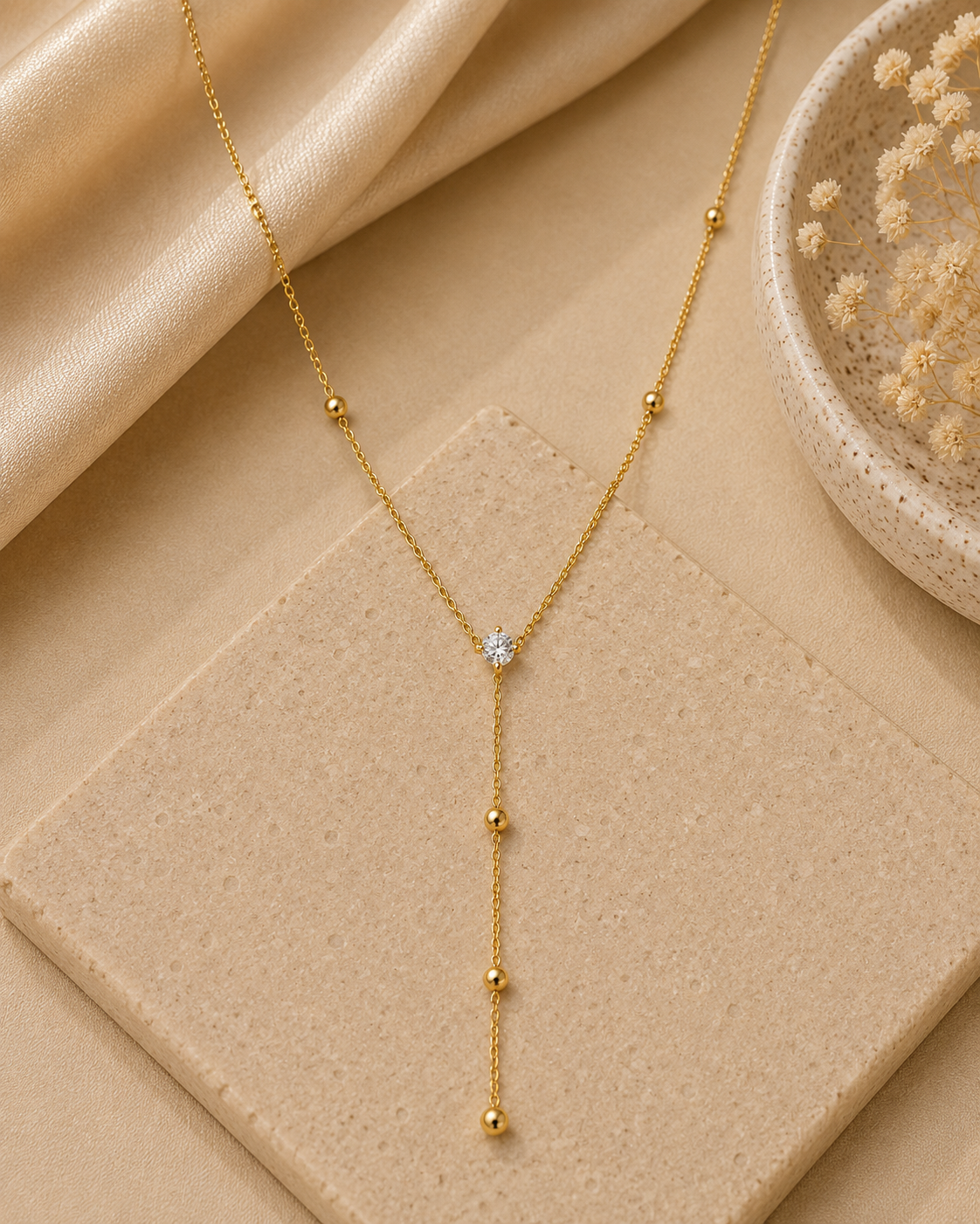 Demi Fine Crystal Drop Necklace