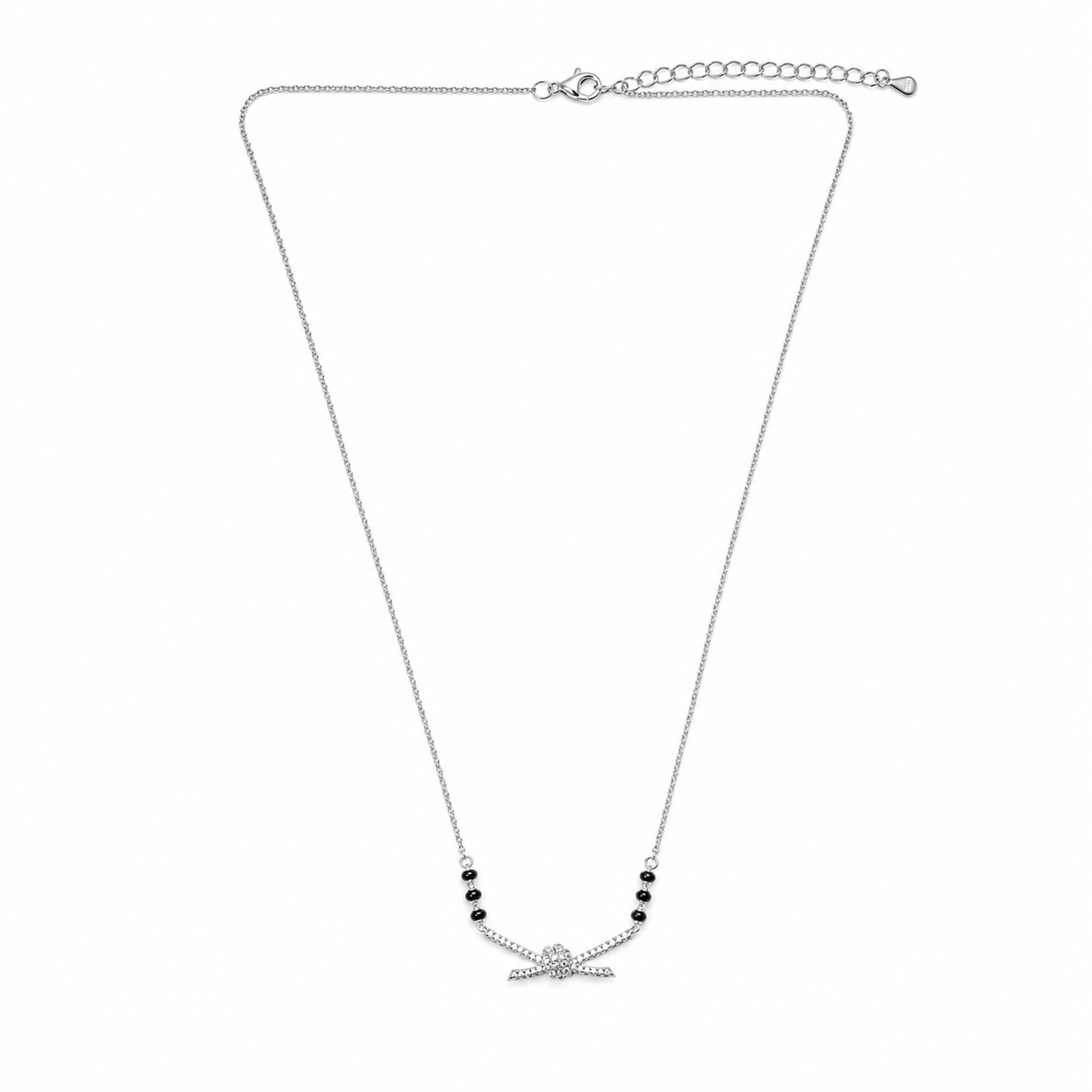 Silver Elegant Knot Mangalsutra