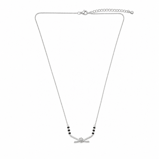 Silver Elegant Knot Mangalsutra