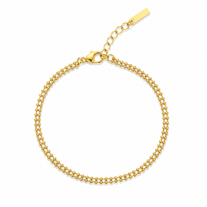 Double Bead Chain Bracelet