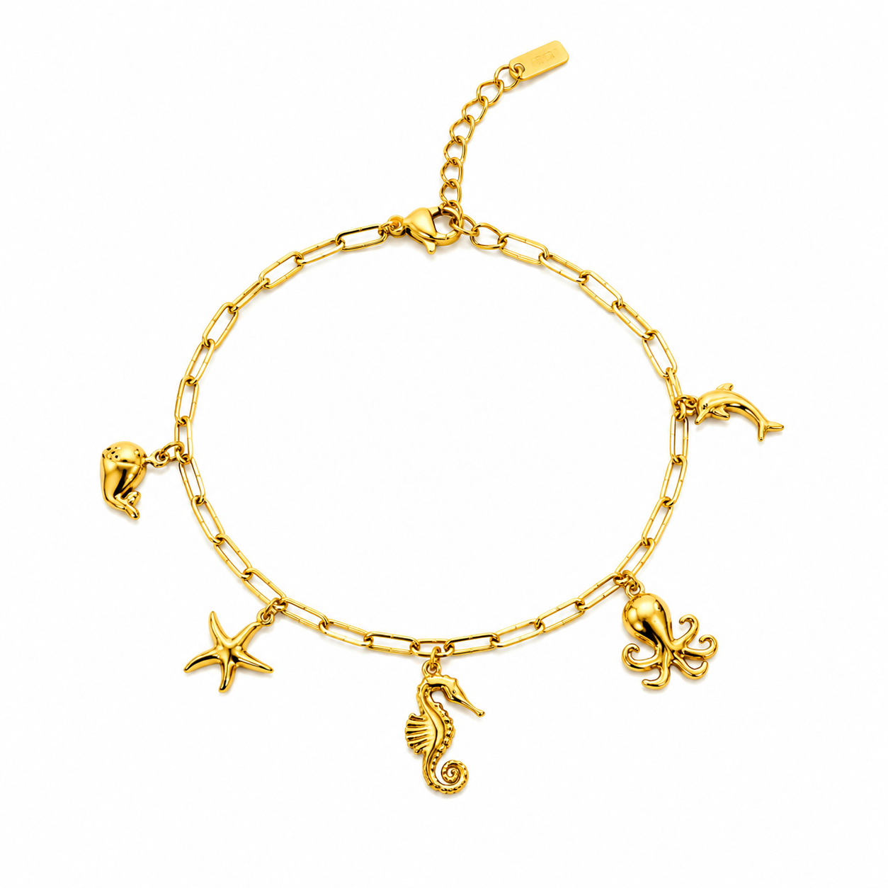 Ocean Treasures Charm Anklet