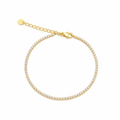Celeste Crystal Tennis Anklet