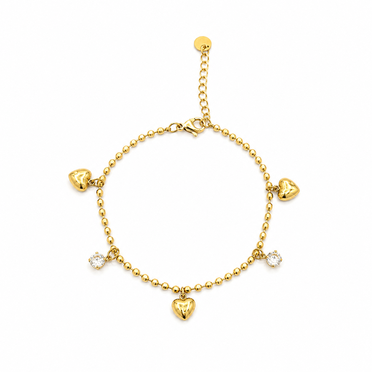 Demi Fine Sweetheart Charm Bracelet