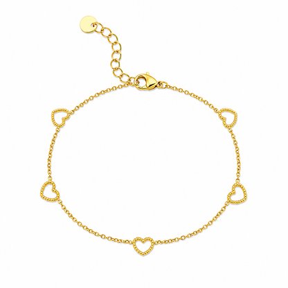 Minimal Heart Bracelet