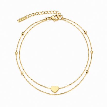 forME by MINOUS Amorette Double Layer Heart Bracelet