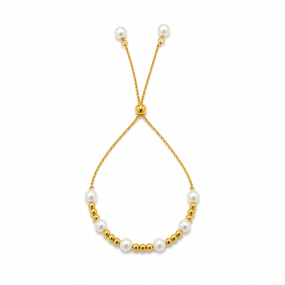 Pearl Glow Slider Bracelet