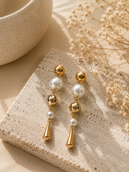 Demi Fine Celeste Pearl Drop Earrings