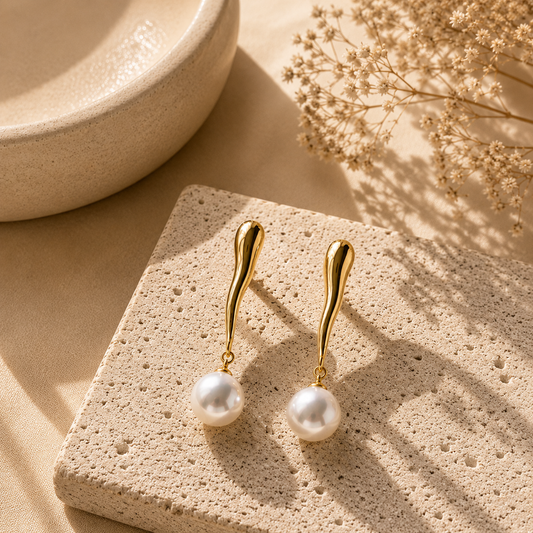 Demi Fine Pearl Cascade Drop Earrings