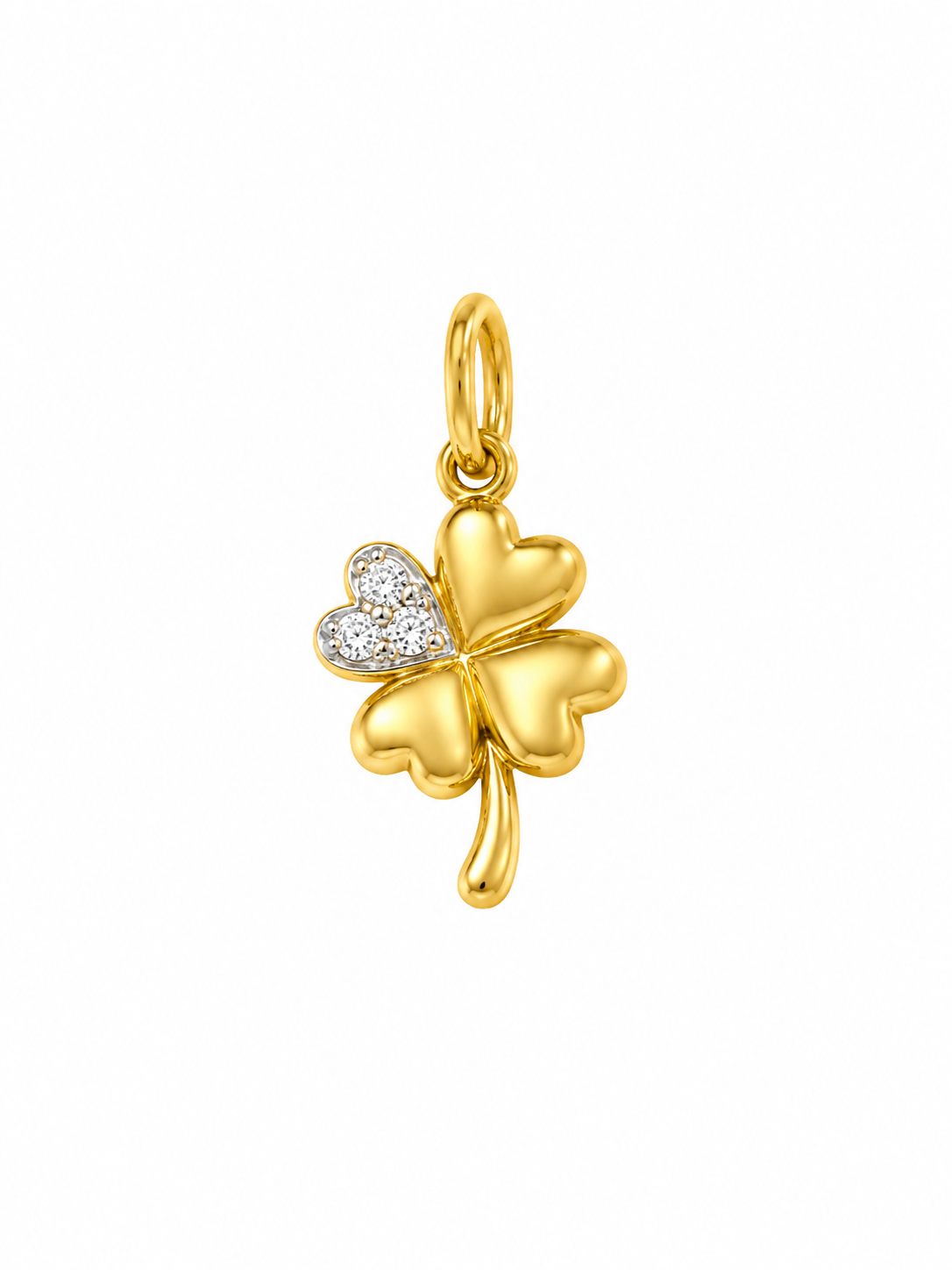 9K Gold Lucky Clover Pendant
