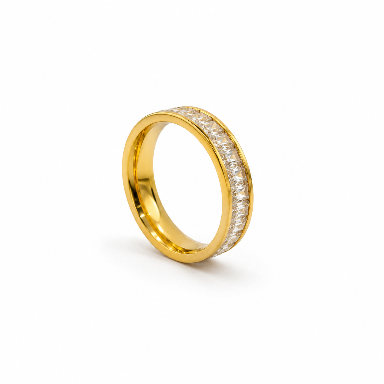 Demi Fine Baguette Crystal Eternity Ring (Size 6 & 7)