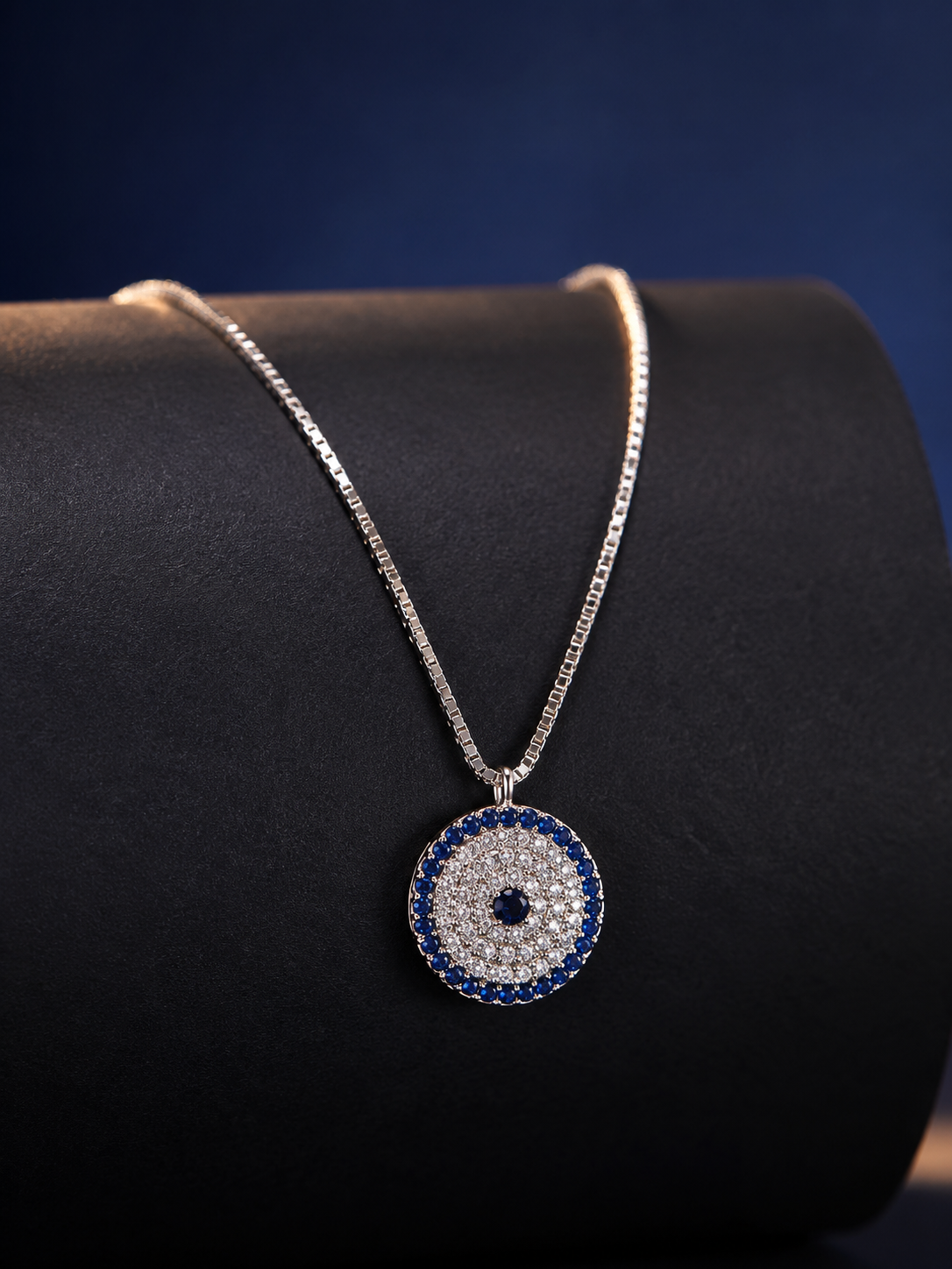 Azure Guardian Eye Necklace