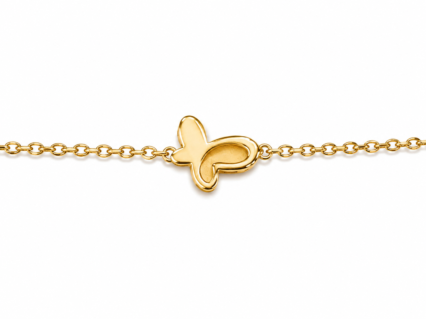 9K Gold Butterfly Bracelet