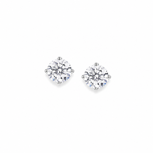 Silver Celeste Classic Studs