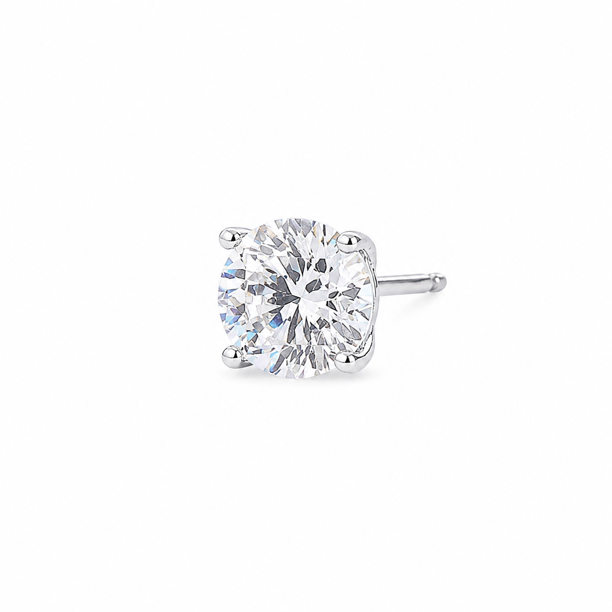Silver Celeste Classic Studs