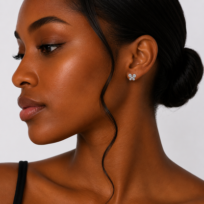 Butterfly Sparkle Stud Earrings