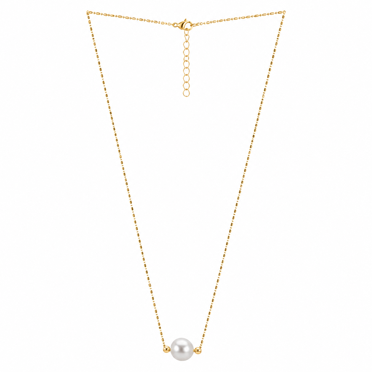 Demi Fine Classic Pearl Solitaire Necklace