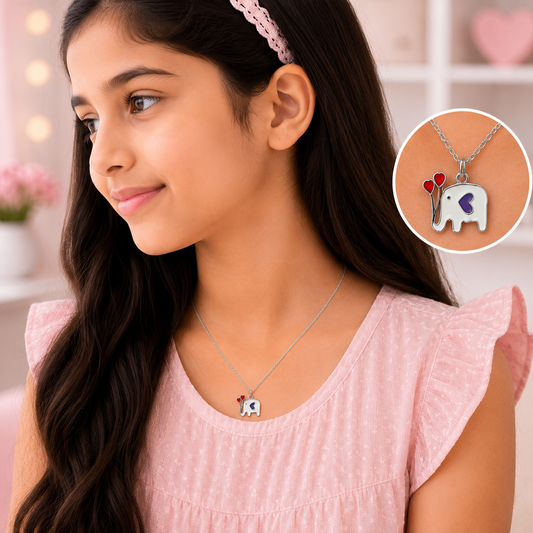 Tiny Elephant Pendant Necklace