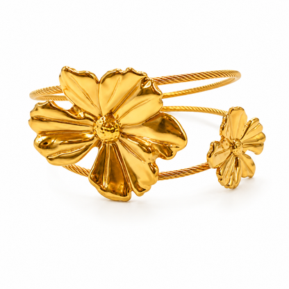 forME by MINOUS Aurelia Double Bloom Cuff Bracelet