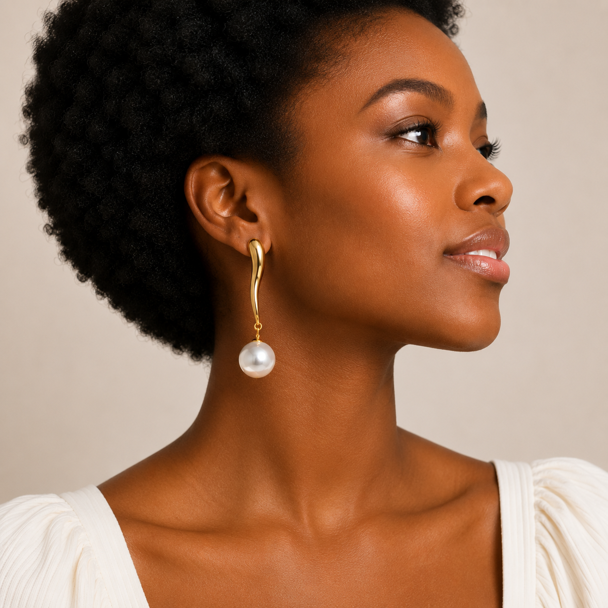 Demi Fine Pearl Cascade Drop Earrings