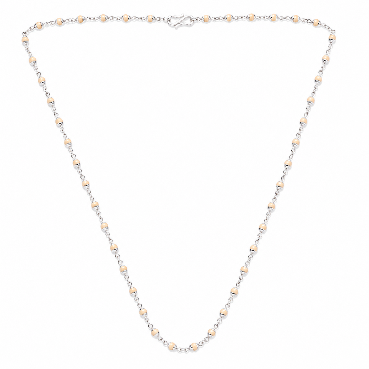 Silver Spiritual Tulsi Mala
